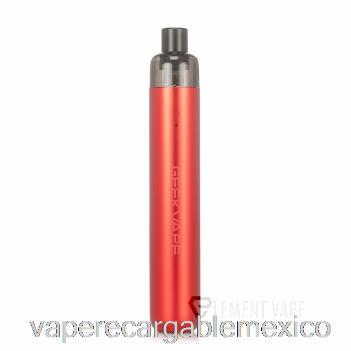 Vape Recargable Geek Vape Wenax Sc Kit De Inicio Diablo Rojo